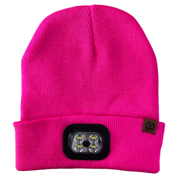 Six Peaks LED Lighted Beanie Hat-PINK