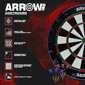 Arrow180 Bristle Dartboard Set