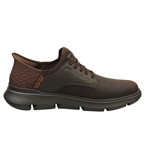 Skechers Slip-ins Garza Mens Casual Shoes in Chocolate