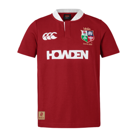 ADULT UNISEX BRITISH & IRISH LIONS CLASSIC SHORT SLEEVE JERSEY RED