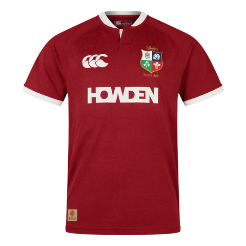 ADULT UNISEX BRITISH & IRISH LIONS REPLICA JERSEY RED