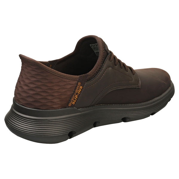 Skechers Slip-ins Garza Mens Casual Shoes in Chocolate