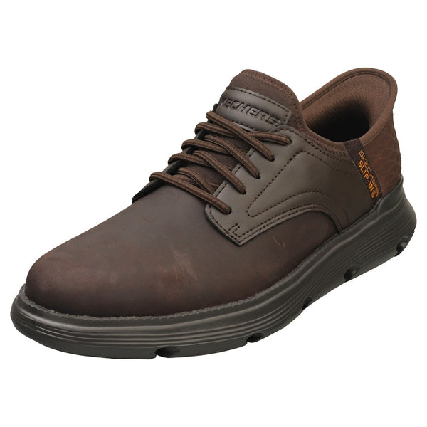 Skechers Slip-ins Garza Mens Casual Shoes in Chocolate