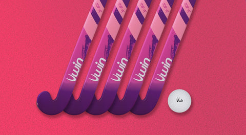 Uwin TS-X Hockey Stick-Purple